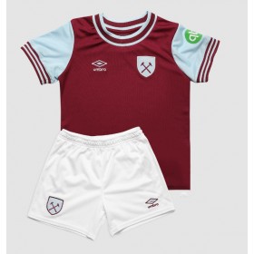 West Ham United Heimtrikot 2024-25 Kurzarm (+ kurze hosen)